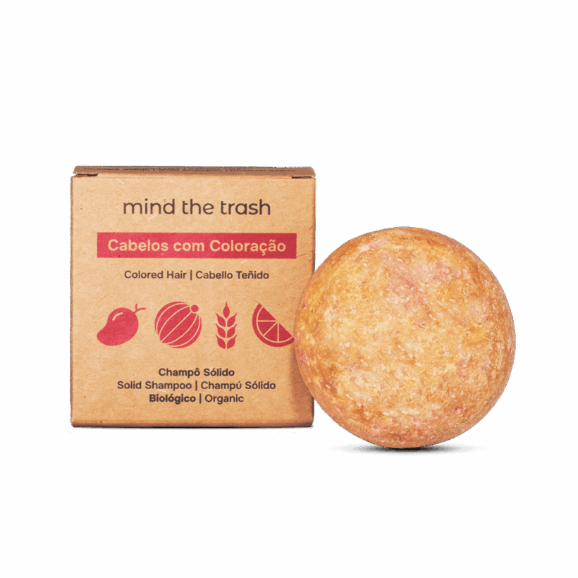 Champô Sólido Mind The Trash – Cabelos Com Coloração